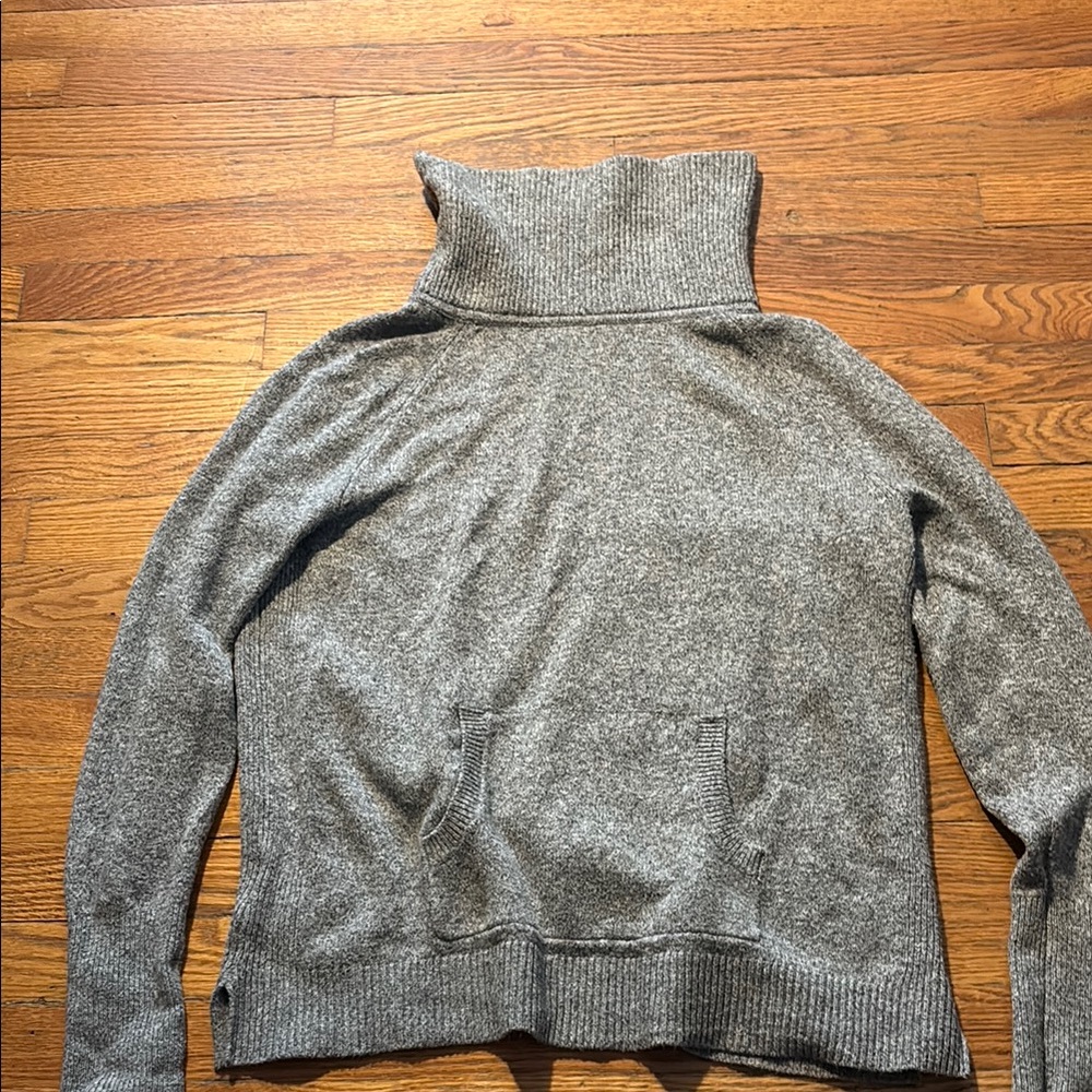 Cozy Gray Turtleneck Sweater